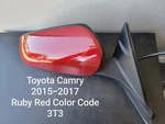 New Ruby Red Mirror Fits Toyota Camry 2016-17 Right Passenger Side Power Heated. Fixed Price $184.63.