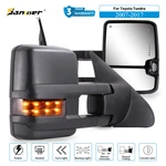 Towing Mirrors Power Heated Led Signal Black Pair Set For Toyota Tundra Pickup. Fixed Price $220.16.