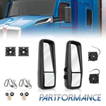 Black Door Mirror Powered & Heated Pair For 2013+ Kenworth T680 T880 Lh+rh Side. Fixed Price $160.99.