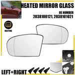 Left Right Mirror Side Glass Heat For Mercedes-benz C-class W203 Sedan 2001-2007. Fixed Price $25.99.