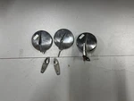(3) 1964-69 Dodge Chrome Mirror Housings. Fixed Price $110.00.