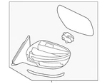 Genuine Nissan Mirror Assembly 96302-9TB0C. Fixed Price $226.49.