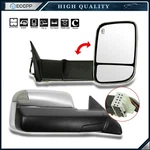Chrome Tow Mirrors For 10-17 Dodge Ram 1500 2500 3500 Power Heated Signal Light. Fixed Price $145.59.
