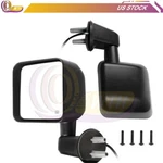 Black Power Heated Mirrors Rear View For 2007-2017 Jeep Wrangler Left&right Side. Fixed Price $60.44.