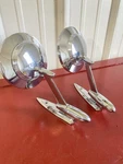 International Scout 800 Rearview Side Mirror Pair 1970'S Accessory. Fixed Price $324.99.
