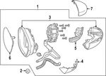 Genuine Honda Mirror Assembly 76208-3W0-A43. Fixed Price $253.04.