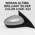 New Silver Mirror For 2019-25 Nissan Altima Rh Passenger Side Power Non-heated. Fixed Price $169.11.