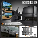 Fits 2014-2018 Silverado Sierra Power Fold+heated Tow Mirrors+smoke Led Signal. Fixed Price $262.38.