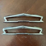 1955 Chevy Belair 210 150 Trunk Lid Emblem Bezel Insert Gm 3709915 Lot Of. Fixed Price $39.99.