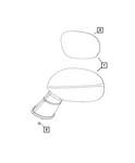 Genuine Mopar Outside Rear-view Mirror Right 6WA32GW7AA. Fixed Price $174.80.