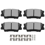 Scitoo D1212 Rear Ceramic Brake Pads Sets W/hardware Fit For Lexus ES300H. Fixed Price $59.16.