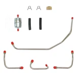 RPC6611SS- 66-74' Mopar B-body, Holley Dual Feed Set; Stainless. Fixed Price $107.03.