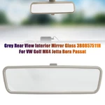 Grey Rear View Interior Mirror Glass 3B0857511H For Vw Golf MK4 Jetta Passat. Fixed Price $23.78.