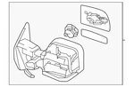 Genuine Nissan Mirror Assembly 96302-9FT3E. Fixed Price $843.29.