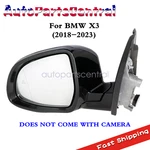 For Bmw X3 2018 2019 2020-23 Black Left Driver Side Mirror With Blind Spot. Fixed Price $159.99.
