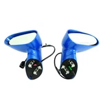 Side View Power Mirror Pair Blue 2006-09 Pontiac Solstice 25881951 25881952. Fixed Price $103.14.