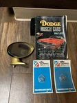 1970-76 #3548620 Dodge Demon Dart Side Mirror Book Nos Chrysler NUTS(2) Lot Dash. Fixed Price $700.00.
