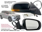 Side Mirror For Jeep Compass 2017-2022 Heated Turn Signal Light Passenger. Fixed Price $99.99.