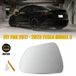 Left Heated Mirror Glass Replacement For Tesla Model 2017-2023 Driver Side Lh. Fixed Price $15.99.