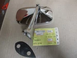 Corvette Door Mirror With Nos Gasket 461133 Casting 3913063 1960'S 1970'S 6-1/4". Fixed Price $44.50.