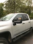 2020-2021 Silverado 2500HD 3500HD Trailer Tow Mirror Pkg Black Manual Fold Oem. Fixed Price $1179.98.