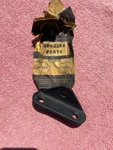 1955-1959 Chevrolet Pickup Truck Nos Upper Outside Long Mirror Bracket #3717449. Fixed Price $45.00.