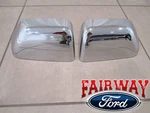 17 Thru 26 Super Duty F250 F350 Oem Ford Chrome Mirror Cover Cap Set - Lh & Rh. Fixed Price $309.95.