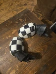 2002-2006 Mini Cooper Passanger And Driver Checkered Flag Mirrors. Fixed Price $105.60.