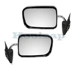 For 94-97 Ram Pickup Truck Rear View Mirror Manual Fold Black & Chrome Set Pair. Fixed Price $113.95.