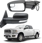 Left Driver Side Mirror 14 Pins Heated Turn Signal Sensor For 2019-2025 Ram 1500. Fixed Price $148.08.