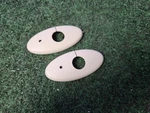 (2) 2013-2015 Ford Focus Front Left Right Sun Visor Cover Trim Oem 4M8. Fixed Price $14.99.