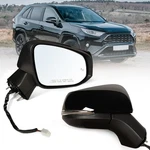 Right Passenger Side Mirror Fits 2019-2025 Toyota RAV4 With R-8PINS, Black. Fixed Price $81.11.