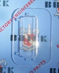 1954-1955 Buick License Lamp Lens. Oem #5942332. Guide. R.h. Side. LL545R. Fixed Price $21.50.