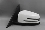 Left Driver Side White Door Mirror 204 Type Power 12-14 Mercedes C250 Oem #44102. Fixed Price $123.75.
