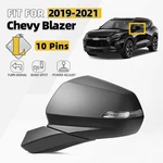 Lh Driver Side Mirror For 2019-2021 Chevy Blazer W/ Bsd Signal &heated 10 Pins. Fixed Price $70.99.