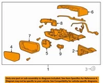 Gm Oem 14-15 Cts Front Door Outside Mirrors-mirror Assy 23105597. Fixed Price $142.36.