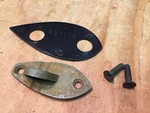 1968 To 77 Corvette Nos Gm Lh Side Mirror Bracket & Gasket/screws 3922027. Fixed Price $45.00.