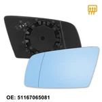 Left Driver Side Heated Mirror Glass W/ Back For Bmw 550I 525I 528I 535I 645CI. Fixed Price $16.09.