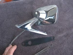 1967 1968 Ford Mustang Lh Mirror C7AB-17743-B. Fixed Price $9.99.