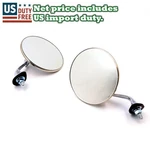 Lucas Style New Pair Chrome Wing Fender And Door Mirrors 2 Pieces Lh Rh Side. Fixed Price $101.59.