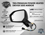 Trq Left Driver Side Power Heated Mirror 20-22 Hyundai Palisade Sel Blind Spot. Fixed Price $108.00.