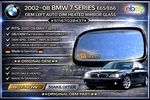 02-08 Bmw Series E65/E66 Oem Left Auto Dim Heated Mirror Glass 51167028437 S1. Fixed Price $99.99.