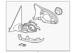 Genuine Bmw Mirror Assembly 51-16-8-080-380. Fixed Price $1327.53.