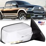 Chrome Power Mirror For Ram 1500 2013-2018 Right Rh W/ Heated Turn Signal Light. Fixed Price $129.52.