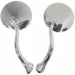 Rpc R6615 Stainless Steel Retro Street Rod Mirrors. Fixed Price $92.99.