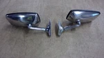 Pair Vintage Vitaloni Chrome Side View Mirrors, Rectangle. Fixed Price $24.00.