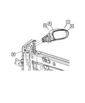 Genuine Mopar Mirror Replacement Glass Left 5139195AA. Fixed Price $303.26.