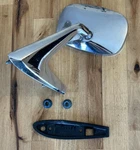 Vtg 70S Chevrolet Drivers Side Door Rearview Mirror Bowtie Bc Cav 2 P-81694381. Fixed Price $27.00.