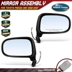 2X Black Power Mirror Assembly With Manual Folding For Toyota Previa 1991-1997. Fixed Price $119.99.