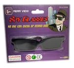 Rear View Spy Eye Mirror Black Funny Sunglasses Trick Joke Secret Agent. Fixed Price $10.89.
